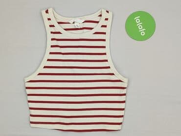 obcisły top na ramiączkach: H&M, Top damski, M — 2