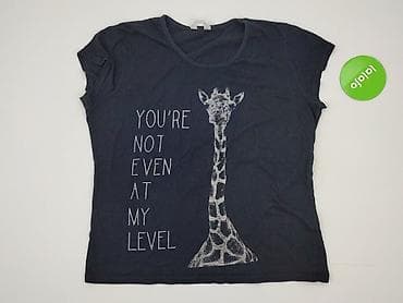 bluzki z zyrafa: T-shirt damski, rozmiar XL — 2