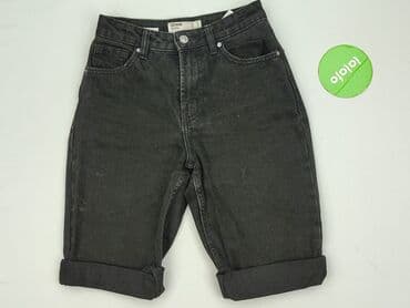 bershka black jeans: Bershka, Szorty damskie, rozmiar 2XS — 2