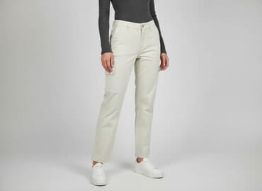 house spodnie cargo damskie: Spodnie materiałowe damskie, rozmiar M — 6