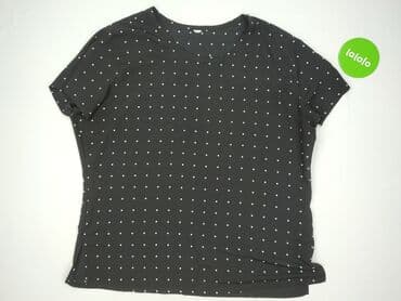 czarne t shirty w serek damskie: T-shirt damski, rozmiar 6XL — 2
