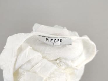 sukienka koronkowa biała boho: Pieces, Sukienka damska, rozmiar L — 4