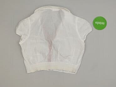 biale bluzki z kolnierzykiem: Bluzka damska, rozmiar L — 3