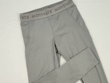 spodnie dresowe z napisem: Legginsy Sportowe damskie, rozmiar S — 1