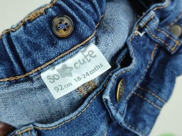 jeansy niemowlęce 68: Spodnie jeansowe, So cute, 1.5-2 lat, 92, stan - Idealny — 4