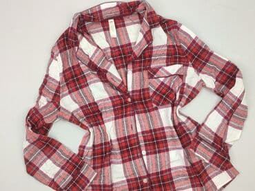 koszula flanelowa i sweter: Koszula damska, M — 1