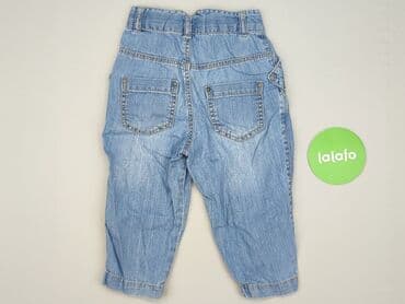 pajacyk niemowlęcy lidl: Denim pants, 12-18 months, condition - Very good — 3