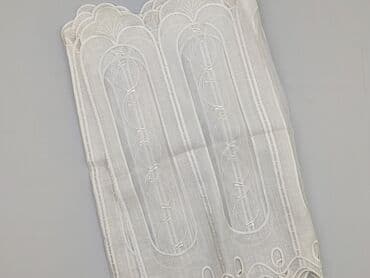 Firanka panelowa z haftem – biała - Delikatna, półprzezroczysta