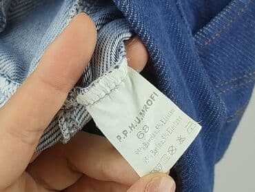 spodnie piżamowe hm: Denim pants, 3-6 months, condition - Perfect — 4