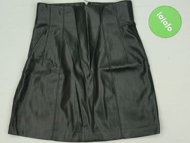 stradivarius spodnie z eko skory: Zara, Spódnica damska, XS — 2
