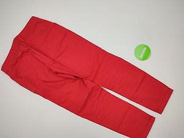 spodnie playboy: Red, Spodnie materiałowe damskie, rozmiar M — 3