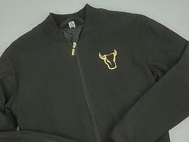 identic basic t shirt: Męska bluza bomber Young Wear 23 - Kolor: czarny z złotymi detalami - — 1