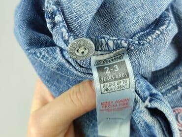 karl lagerfeld kurtki: Dziecięca kurtka jeansowa, 2-3 lat, 92-98 cm, St. Bernard, stan - Bardzo dobry — 4