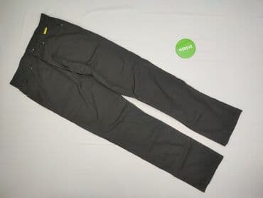 spodnie woskowane na gumce: Spodnie materiałowe damskie, M — 2