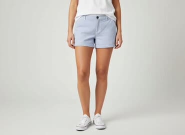 krótkie spodenki chino damskie: H&M L.O.G.G., Szorty damskie, rozmiar XL — 7