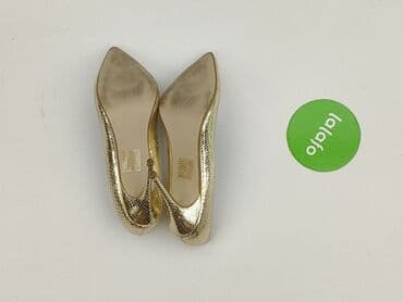 beżowe buty na koturnie ccc: Półbuty damskie, rozmiar 40 — 4