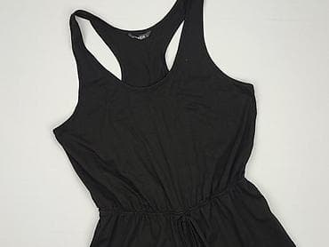 dkny kombinezon: Czarny damski kombinezon short SHEIN - Model: jednoczęściowy, krótkie — 1