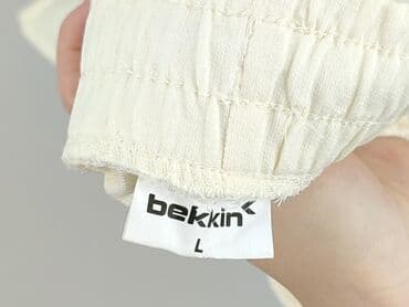 spodnie dresowe bekkin: Szorty damskie, rozmiar L — 4