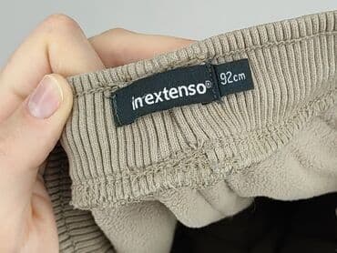 spodnie woskowane czarne: Sweatpants, Inextenso, 1.5-2 years, 92, condition - Perfect — 4