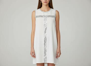 lniana kamizelka wolczanka: Sukienka damska, rozmiar One size — 7