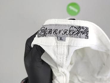 obcisla biale bluzki: Benvado, Spodnie 3/4 damskie, rozmiar XL — 4