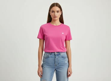 t shirt damski z haftem: Sinsay, T-shirt damski, rozmiar 2XS — 6