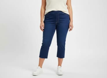 spodenki legginsy: Jeanswear, Spodnie 3/4 damskie, rozmiar 3XL — 7