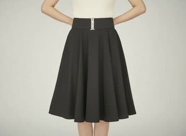 czarne trapezowe spódnice: Women`s skirt, size S — 1