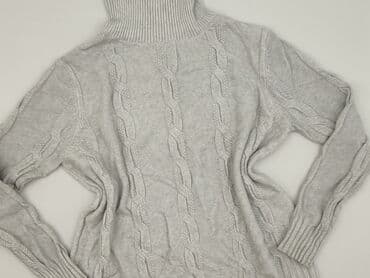 sweter w warkoczowy splot h m: Golf damski, rozmiar M — 1