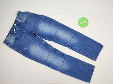 biale spodnie chłopięce: Jeans, Y.F.K., 11 years, 146, condition - Perfect — 2