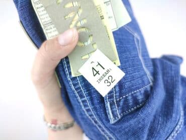 czerwone jeansy h: Jeans Fritz, Джинси жіночі, розмір M — 5