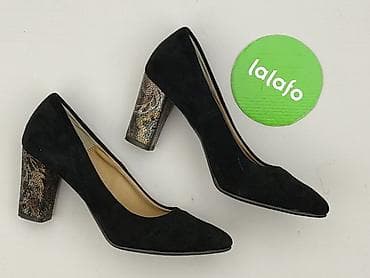 buty bing: Czółenka damskie KRZYŚ-BUT, rozmiar 38 - Klasyczne, czarne czółenka — 2