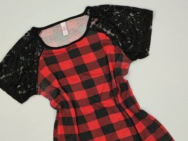 bluzki w kratkę czerwona: Women's blouse, size S — 2