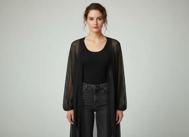 szlafrok damski etam: Narzutka damska, rozmiar L — 6