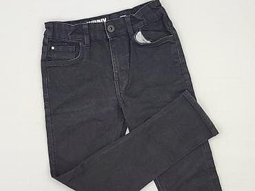 jeansy chinosy: Spodnie jeansowe, 9 lat, 128/134, stan - Idealny — 1