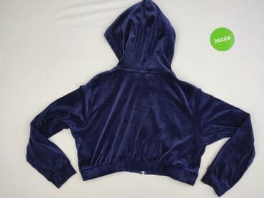 niebieska bluzka h m: H&M Divided, Bluza z kapturem damska, rozmiar S — 3