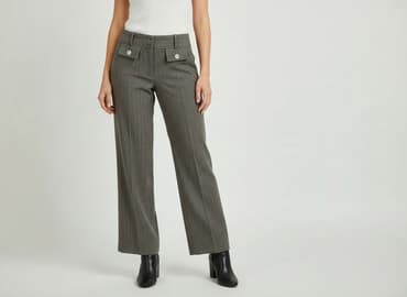 Material trousers for women, size M