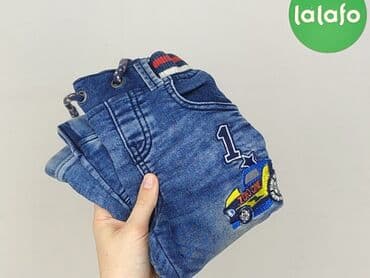 stradivarious stroje kąpielowe: Denim pants, Tu, 12-18 months, condition - Very good — 5