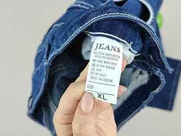 mom jeans fit: DENIM JEANS, Jeansy damskie, rozmiar XL — 4