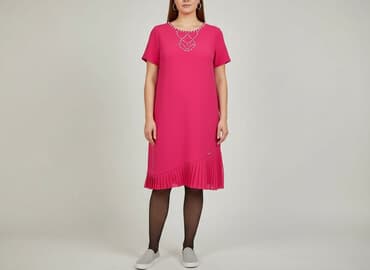 zara sukienka różowa długa: Sukienka damska, rozmiar XL — 1