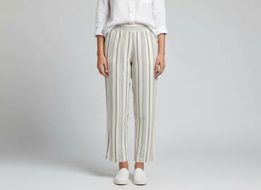 zara spodnie damskie len: Zara, Material trousers for women, size M — 1