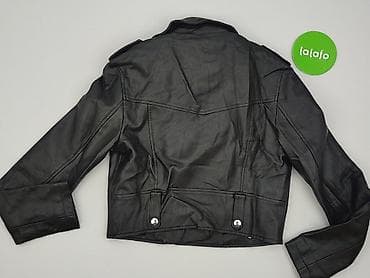 pln leather jacket: Bershka, Kurtka skórzana damska, rozmiar S — 3