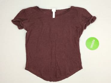 czerwona koszulka h m: H&M Basic, T-shirt damski, rozmiar XS — 2