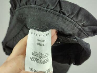 monnari czarne spodnie: Nuna Lie, Spodnie materiałowe damskie, rozmiar S — 4