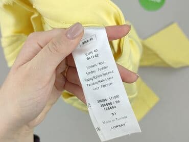 spodnie dla 60 latki: Spodnie materiałowe damskie, rozmiar L — 4