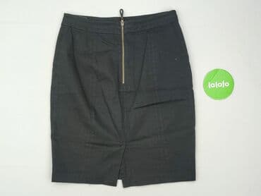 spódnice z wysokim stanem czarne: H&M, Spódnica damska, M — 4