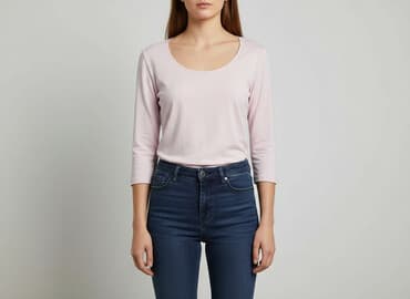 sweter piórkowy na drutach: Yessica, Bluzka damska, rozmiar S — 7