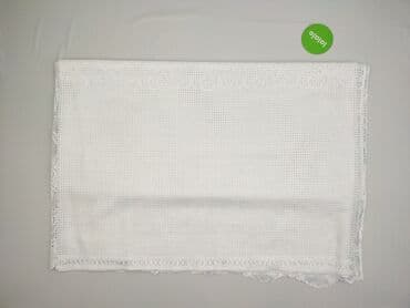 krótkie zasłony: Biała firanka/koronka metrażowa - Kolor: biały - Wzór: ażurowa — 3