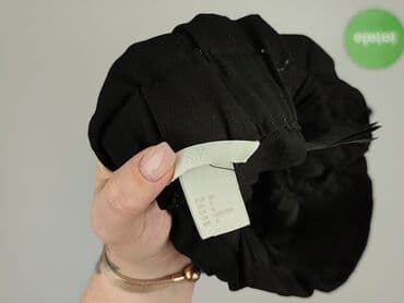 legginsy czarne woskowane: H&M, Spodnie materiałowe damskie, rozmiar M — 4
