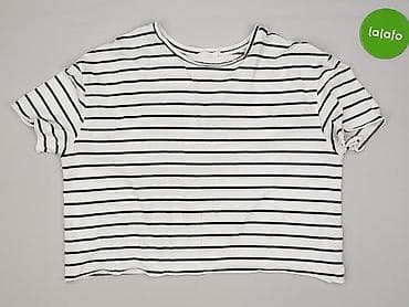bluzki oversize plus size: T-shirt damski, rozmiar L — 2
